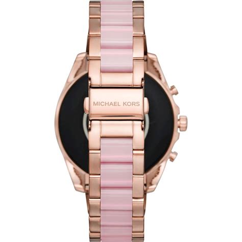 michael kors watch pink strap|Michael Kors 44mm watch band.